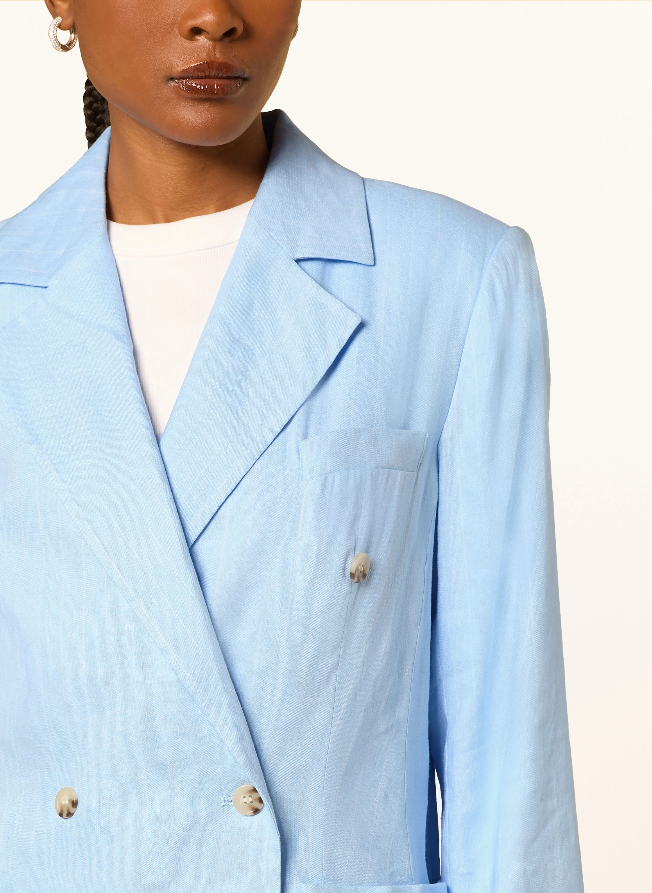 MRS & HUGS Blazer mit Leinen