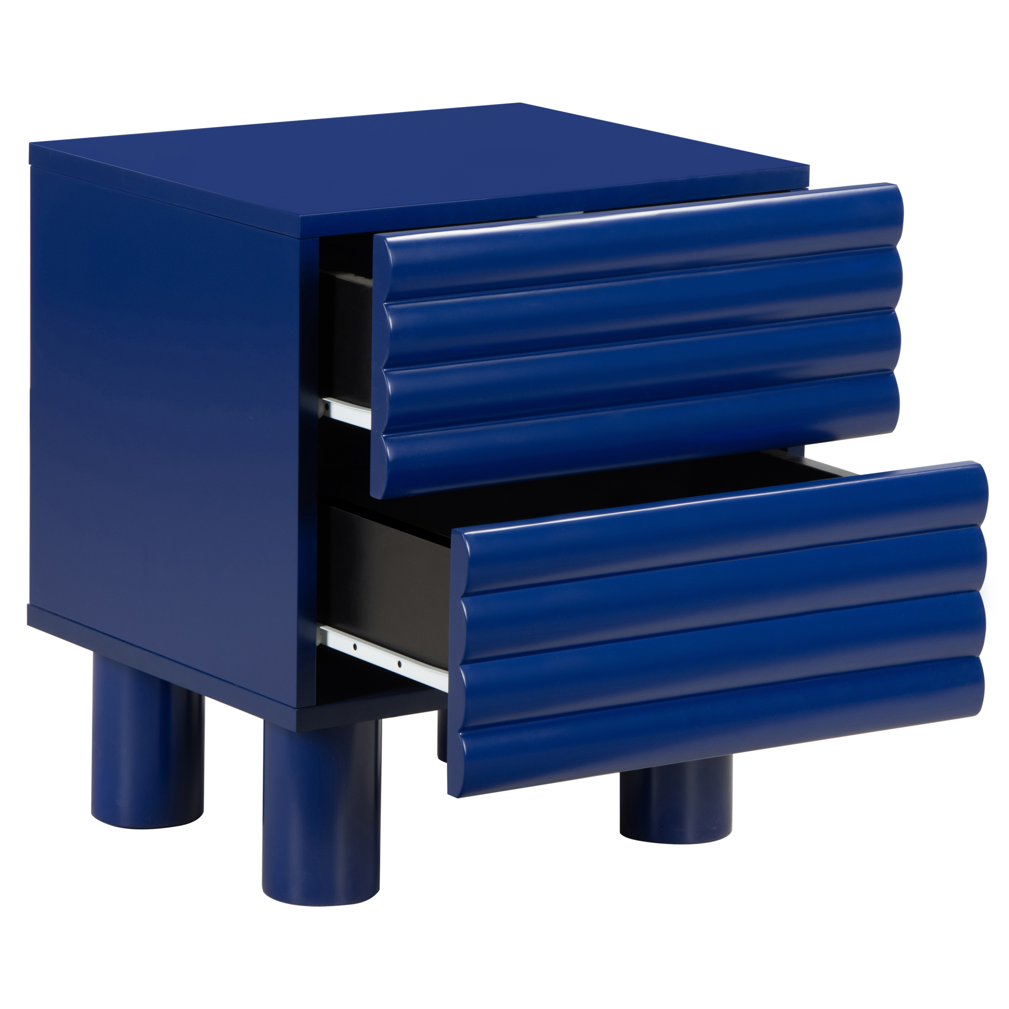 Pre-order Nachtkastje Row 48x44 cm cobalt blue