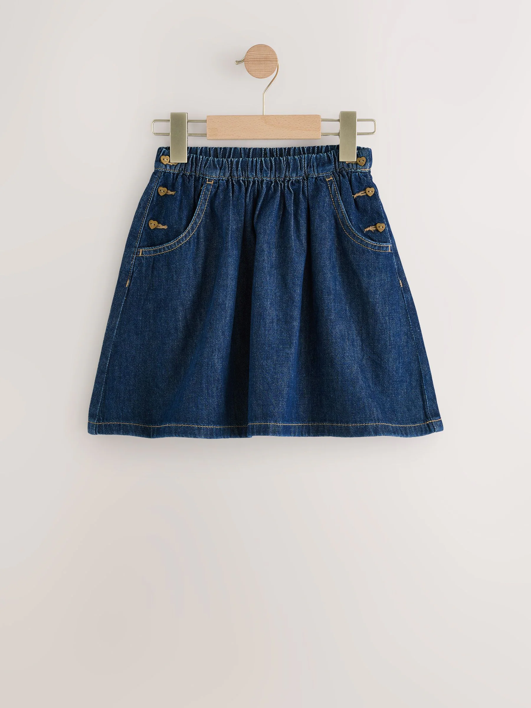 Donkere wassing - Denim rok (3 mnd-7 jr)