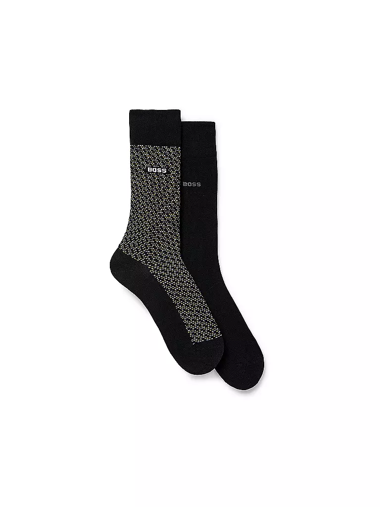 BOSS Socken 2er Pkg. black schwarz