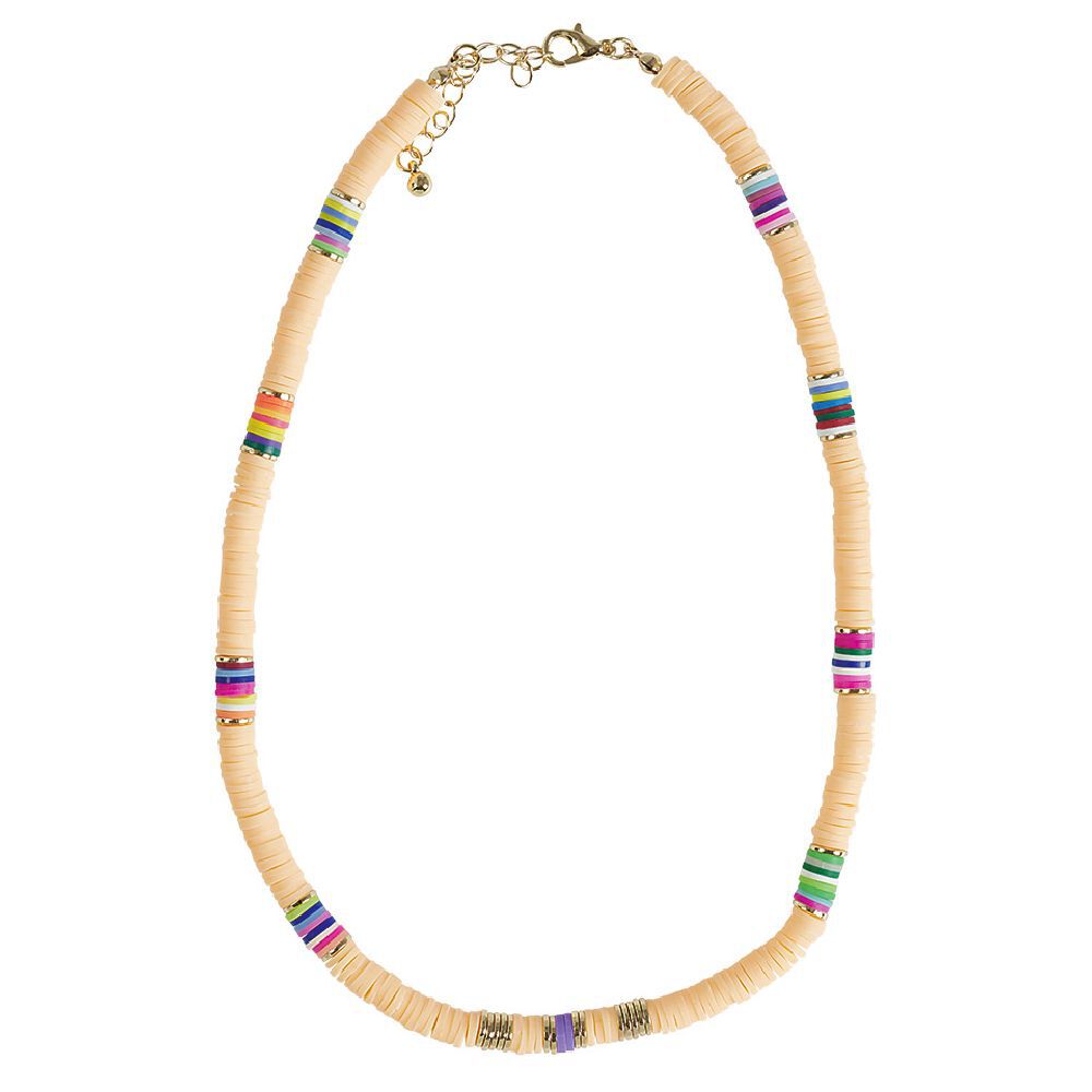 Collier disques et perles
