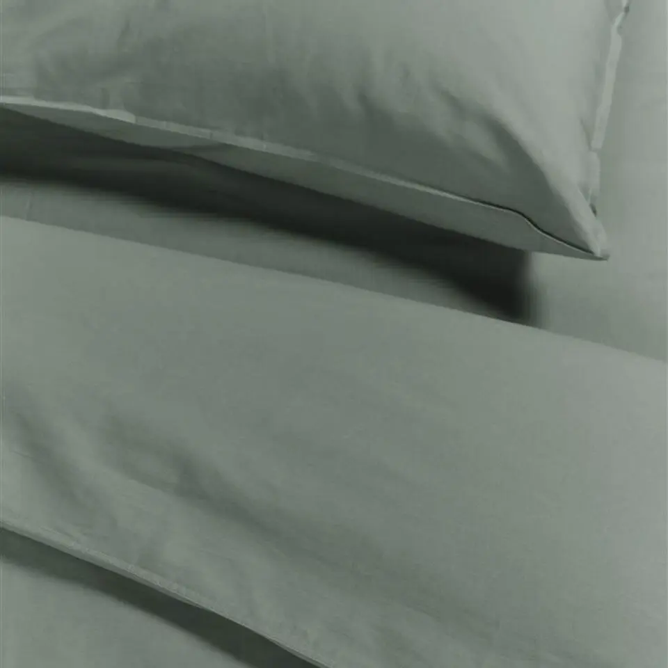 Ambiante Cotton Uni dekbedovertrek - 240x200/220 - Groen