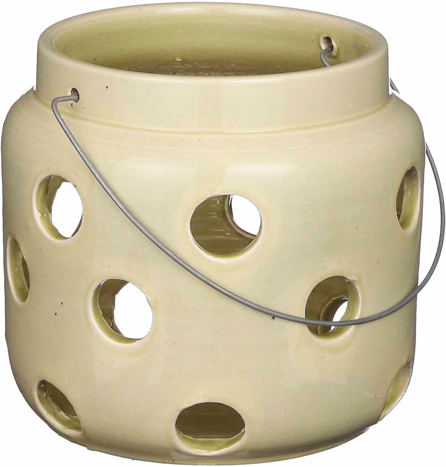 Mica Decorations lantaarn Arena geel D 26 H 24 cm