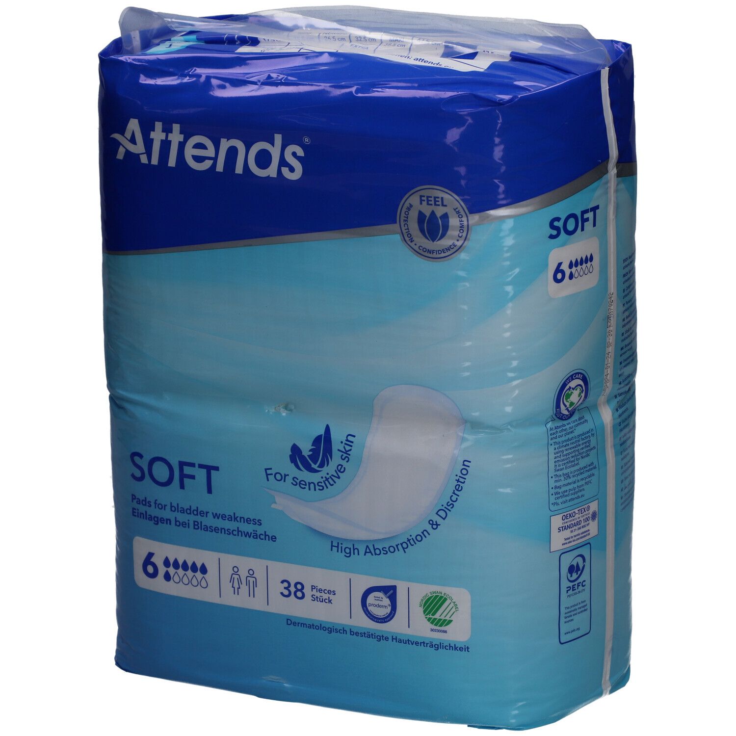 Attends® Soft 6 Einlagen