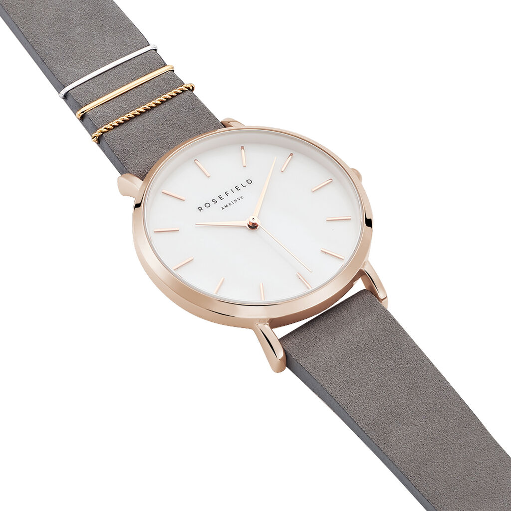 Montre Rosefield West Village Blanc