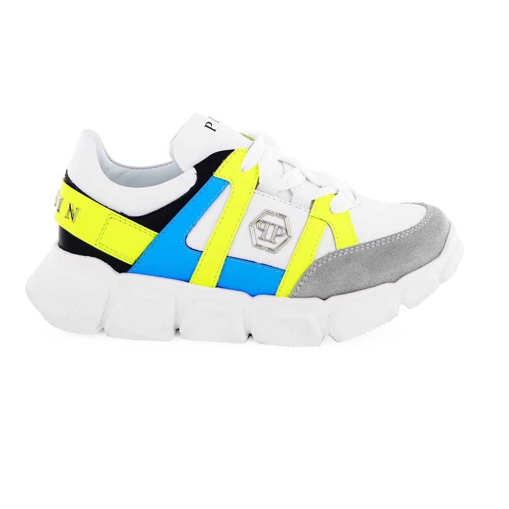 Philipp Plein Sneakers 7100102 Dames/Kids Wit/Zwart/Groen