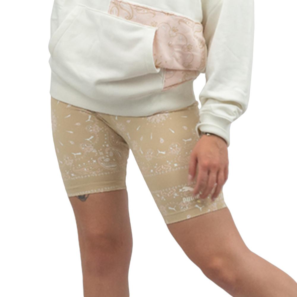 Puma Short Cycliste Marron Femme Puma Paisley