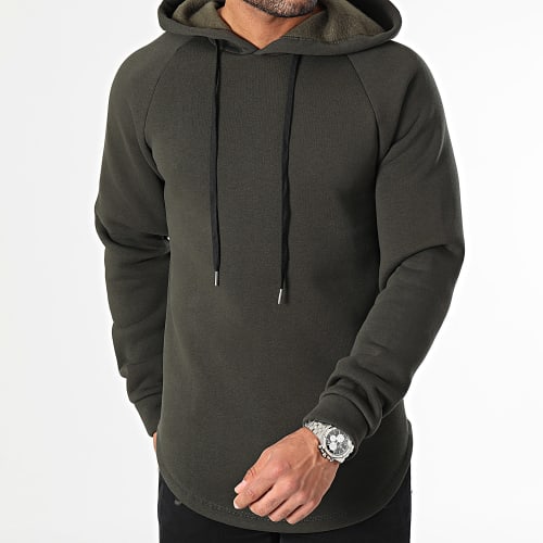 Sweat Capuche Oversize 0629 Vert Kaki