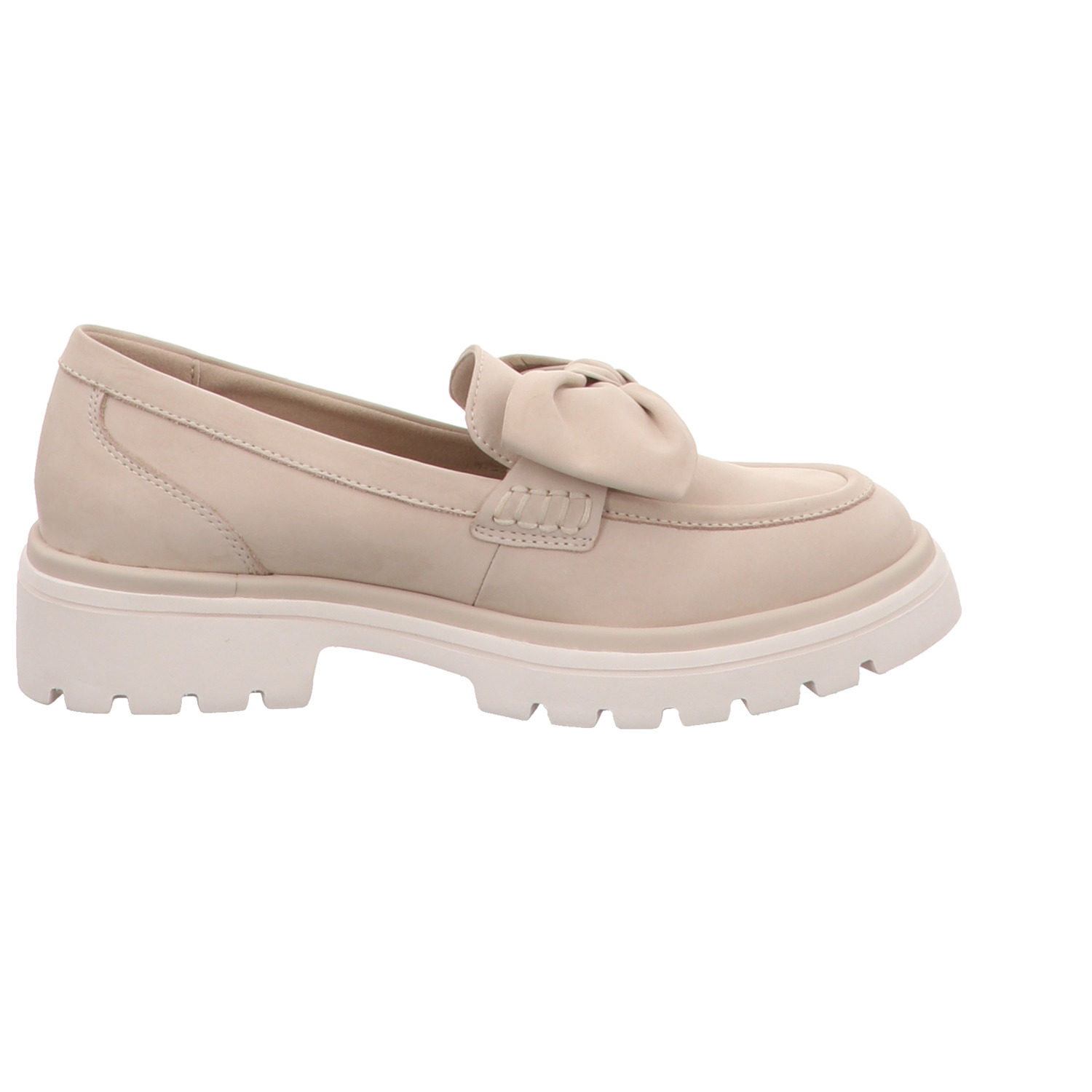 Caprice Loafer beige weiss/weiss kombi