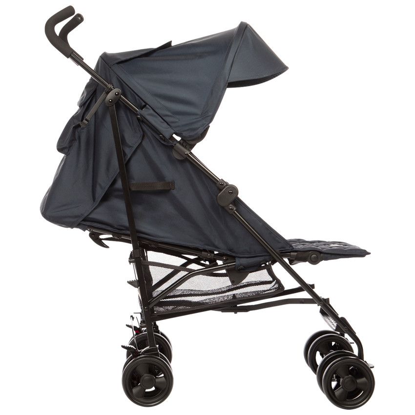 Poussette canne inclinable AVA - Bleu - Ecru