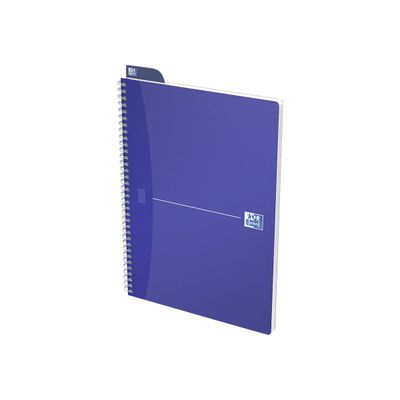 Oxford Office My Colours - Cahier polypro à spirale - A4 (21x29,7 cm) - 100 pages - petits carreaux (5x5 mm) - disponible dans différentes couleurs
