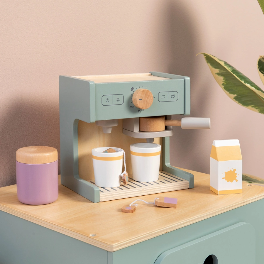 MUSTERKIND® Kaffeemaschine Coffea, salbeinatur