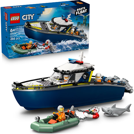 LEGO City Politibåd på forbryderjagt 60456