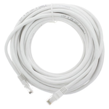 Q-Link UTP kabel CAT6 AWG26 2RJ45 10 meter wit