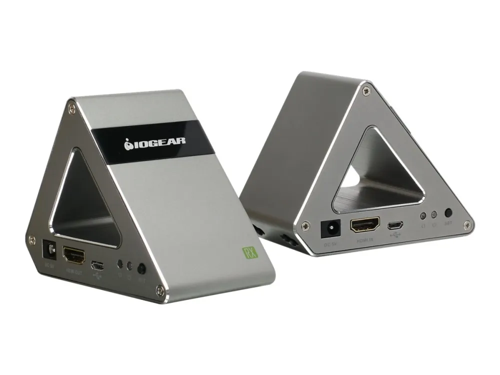 IOGEAR Ultra-Fast 60GHz Wireless 4K UHD Video Extender - Trådløs video/audio udvider - HDMI - op til 18.3 m