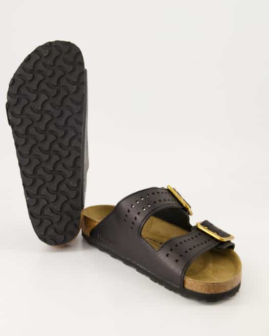Birkenstock Arizona Bold Gap Pantoletten in Schwarz