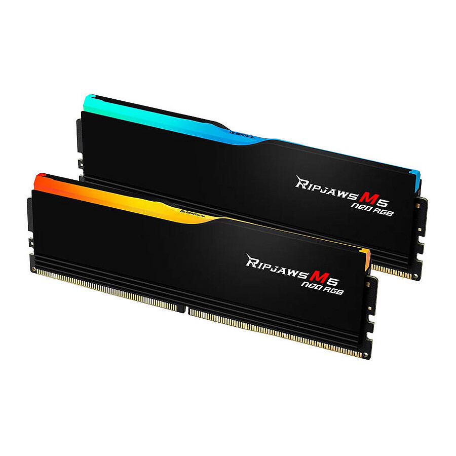 G.Skill Ripjaws M5 Neo RGB Black - 2 x 16 Go (32 Go) - DDR5 6000 MHz - CL36
