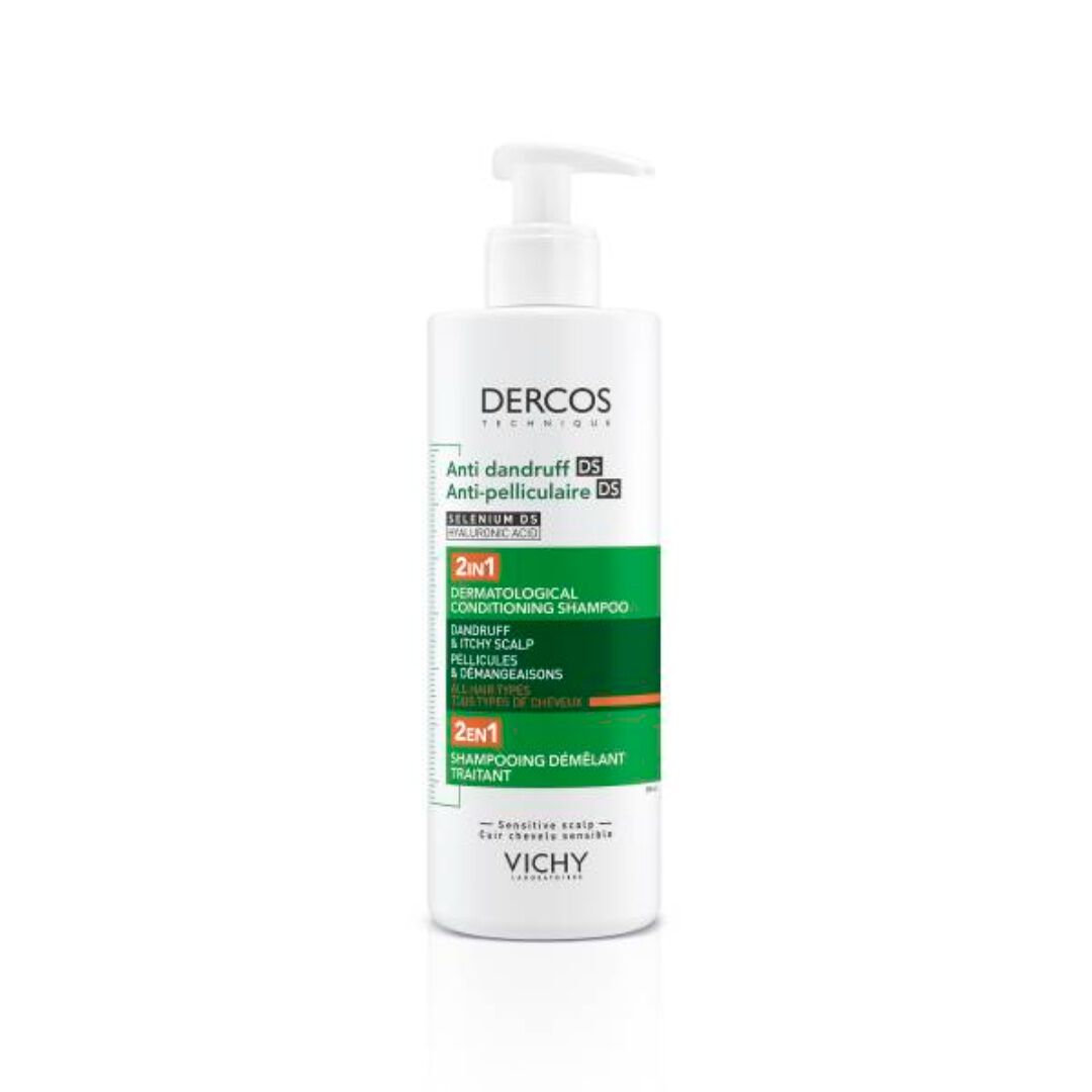 DERCOS  Champô Anticaspa 2 em 1 - 390ml