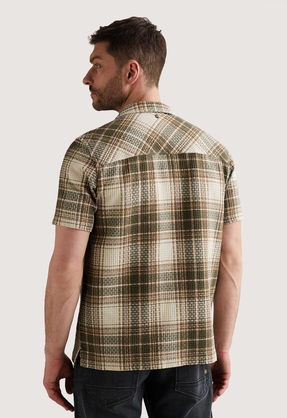 PME Legend PSIS2603262 Short Sleeve Shirt Waffle Bi