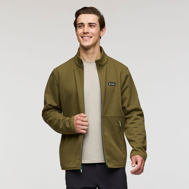 Cotopaxi Envo Fleece Full-Zip Jacket Heather Live Oak
