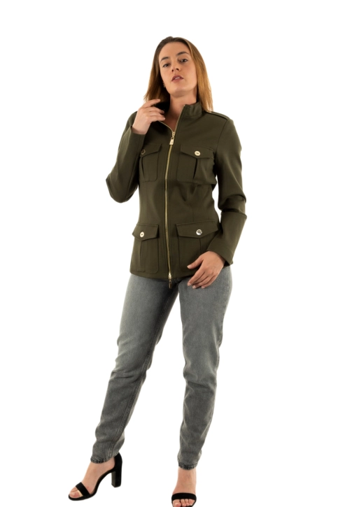 Blousons et vestes lola casademunt lf2402009 060 kaki