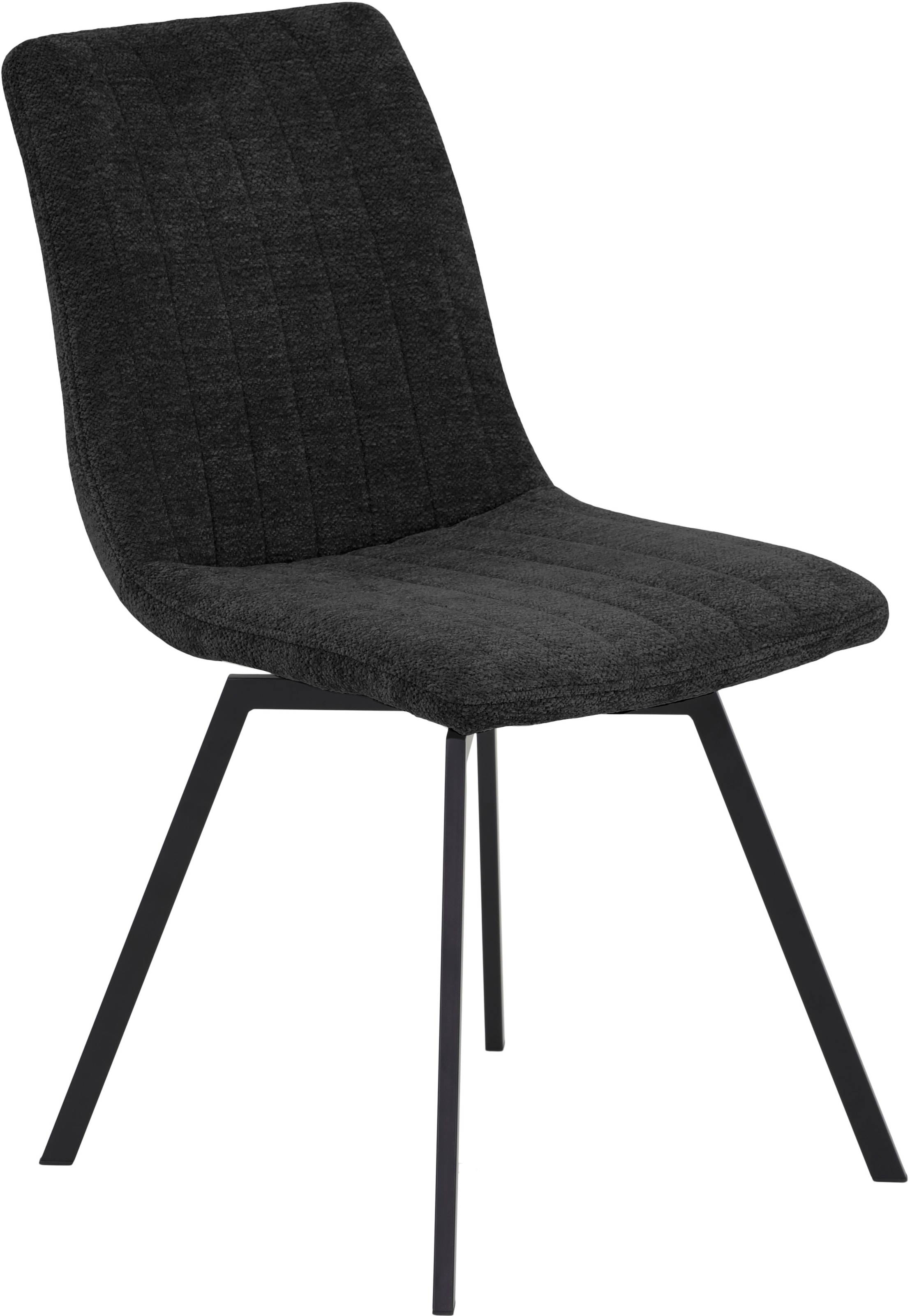 HELA Essgruppe »SAAR« 6 Stk. tlg. Tisch 160-200x90 cm, Einlegeplatte, X-Gestell, Stuhl 360° drehbar