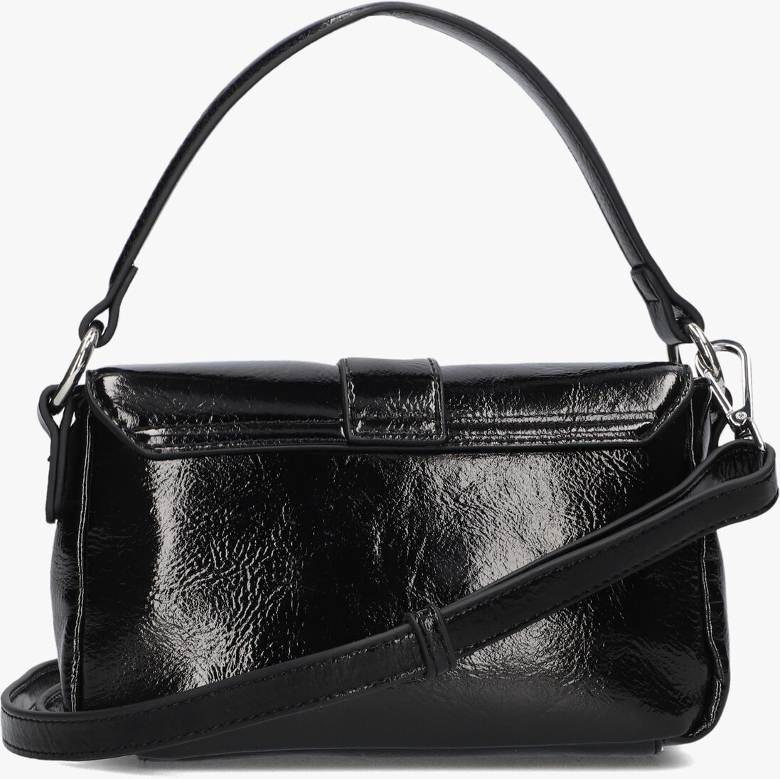 N\u00DANOO zwarte n&uacute;noo schoudertas small honey buckle recycled