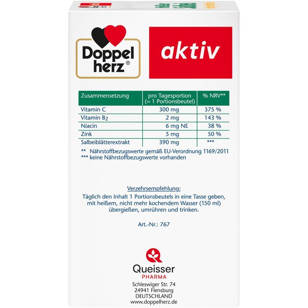 Doppelherz® Heißer Salbei + Honig + Menthol