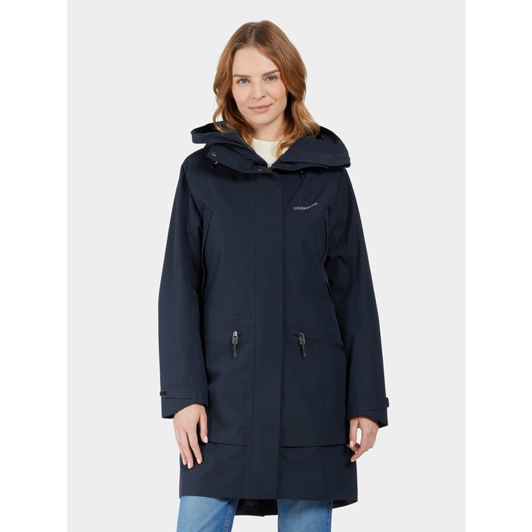 Didriksons Ilma Wns Parka 8 Dark Night Blue