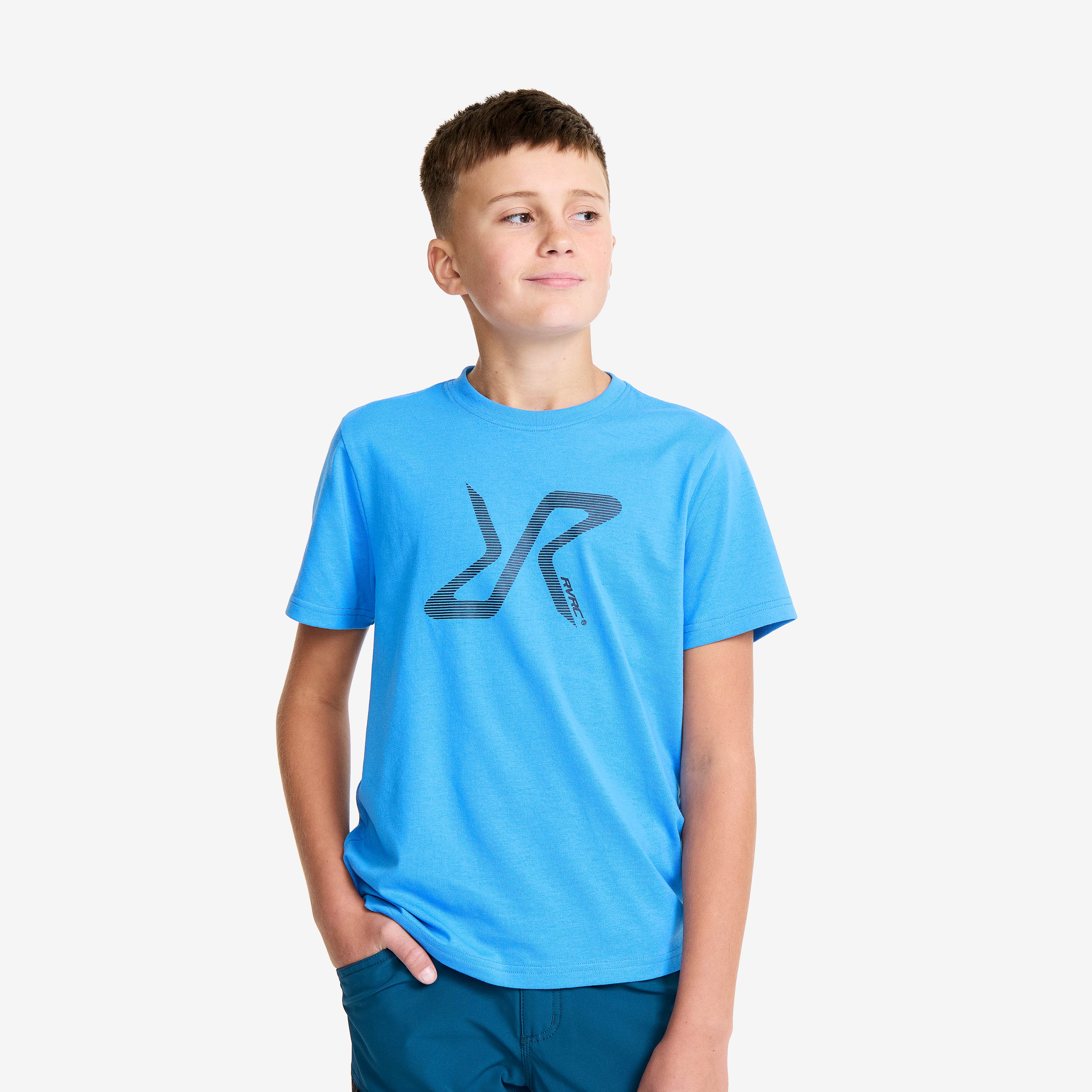 Easy Graphic Logo T-shirt Teens Azure Blue