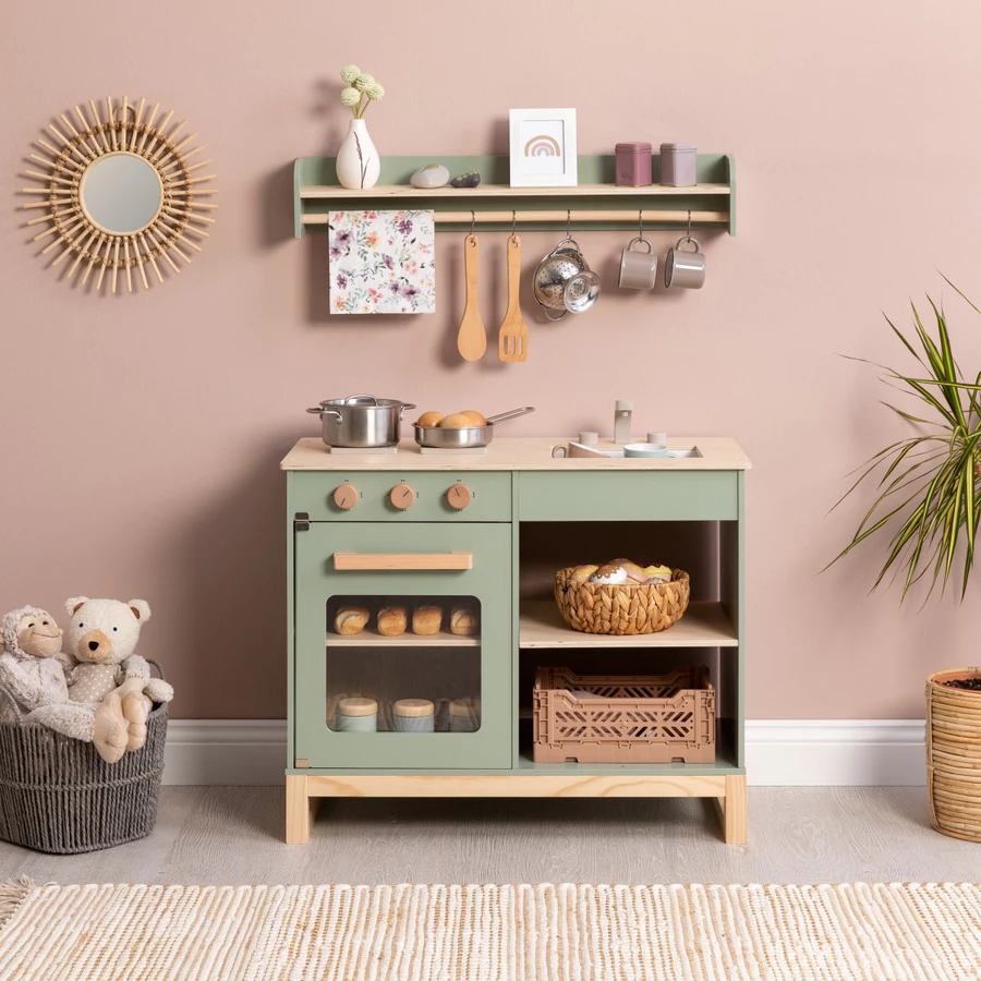 MUSTERKIND® Spielküche Magnolia, salbeinatur