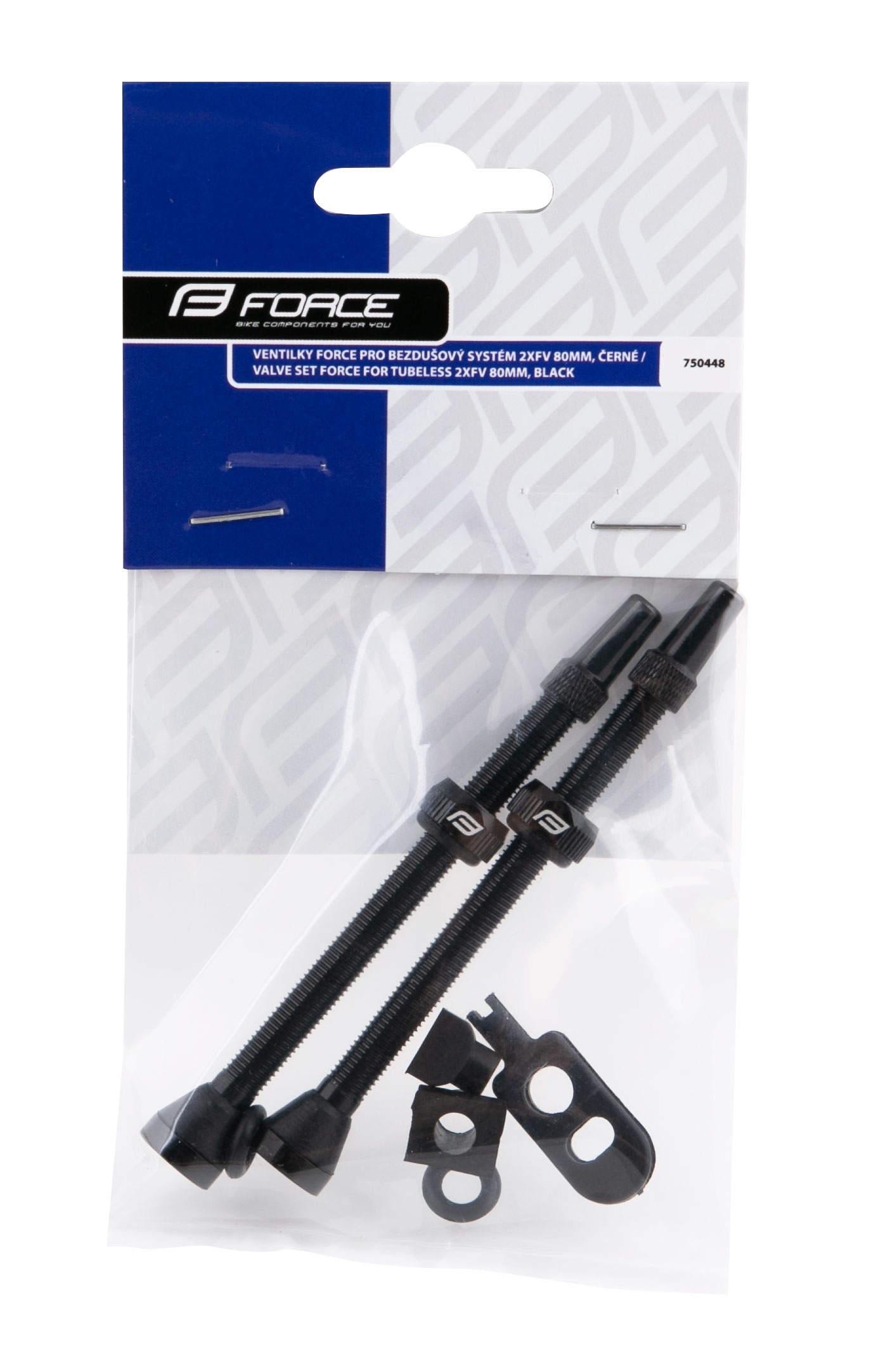 Force Ventilsæt 80 mm Sort