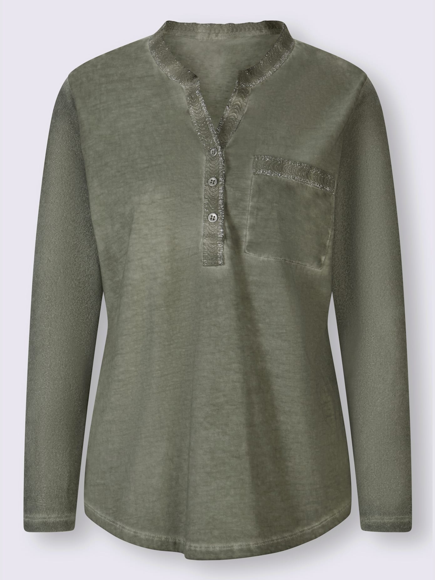 T-shirt délavage « oil dyed » tendance