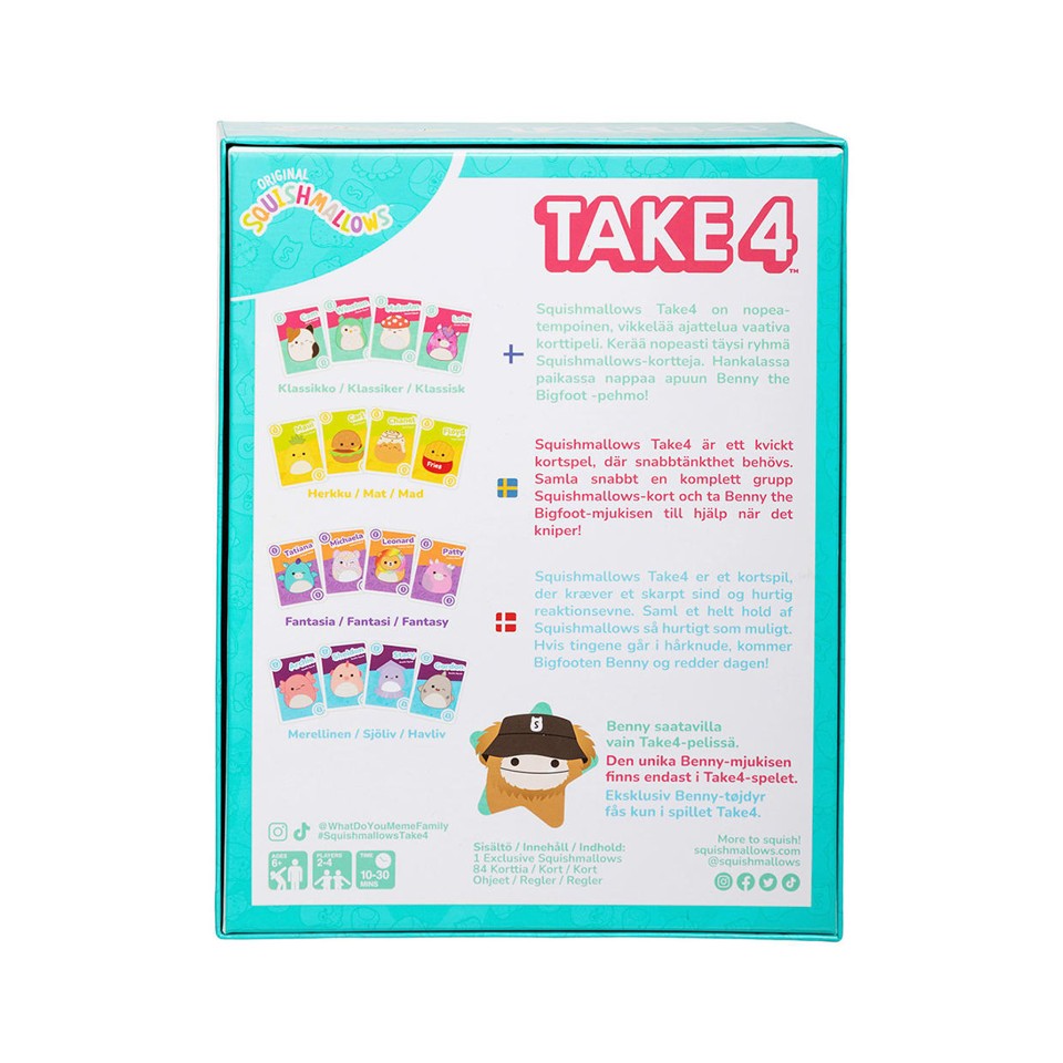 Squishmallows - Take 4 Game