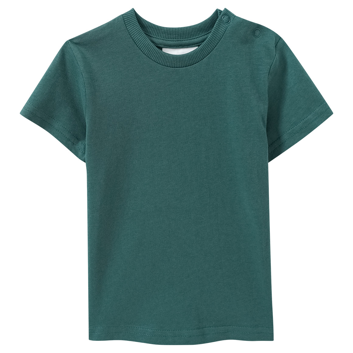 Famy 3 Baby T-Shirts unifarben dunkelgrün / blau / weiss