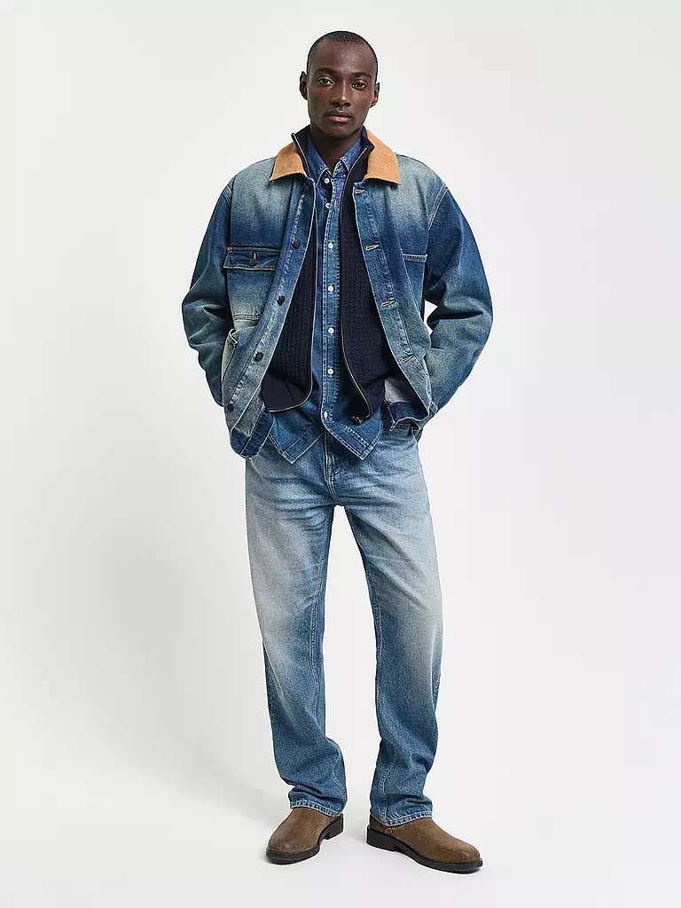 GANT Strickjacke  dunkelblau
