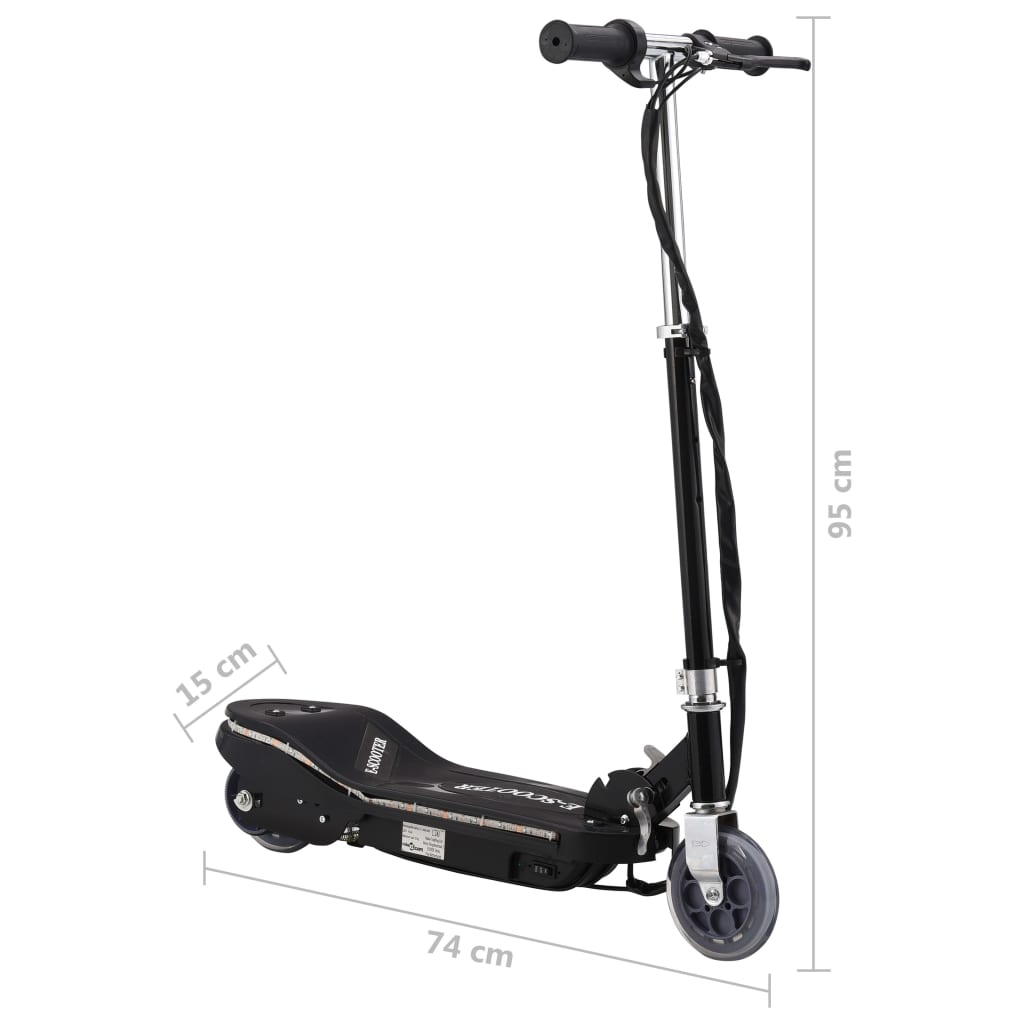 Patinete elétrico Vidaxl 120W com LED
