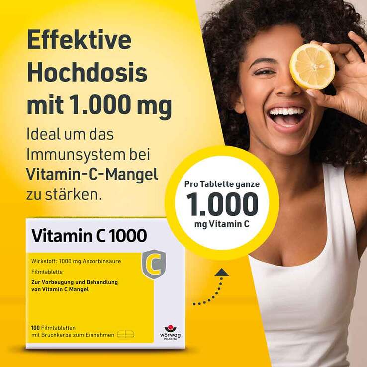 Vitamin C 1000 mg Tabletten, 100 St