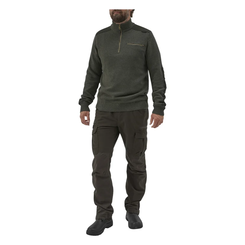 Strikket jaktgenser herre XL