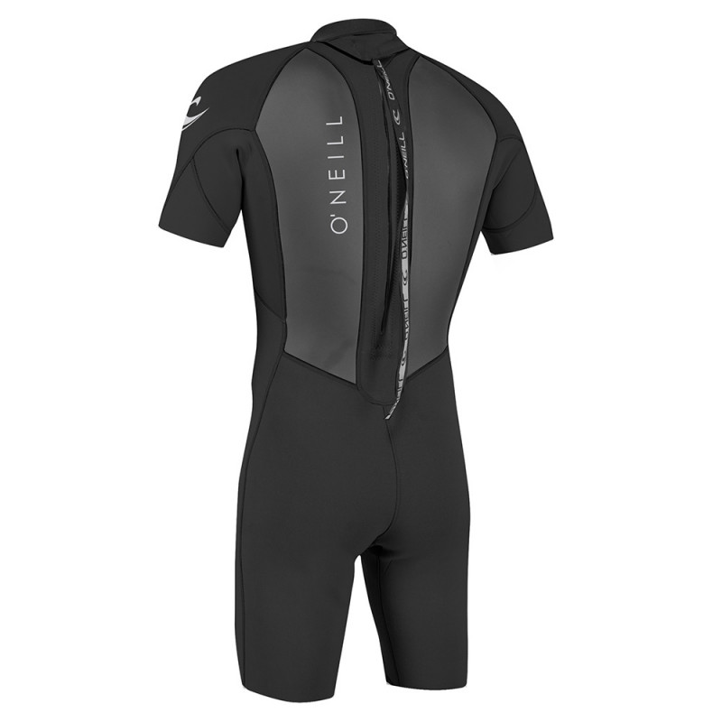 SHORTY O'NEILL REACTOR II 2MM BACK ZIP NOIR