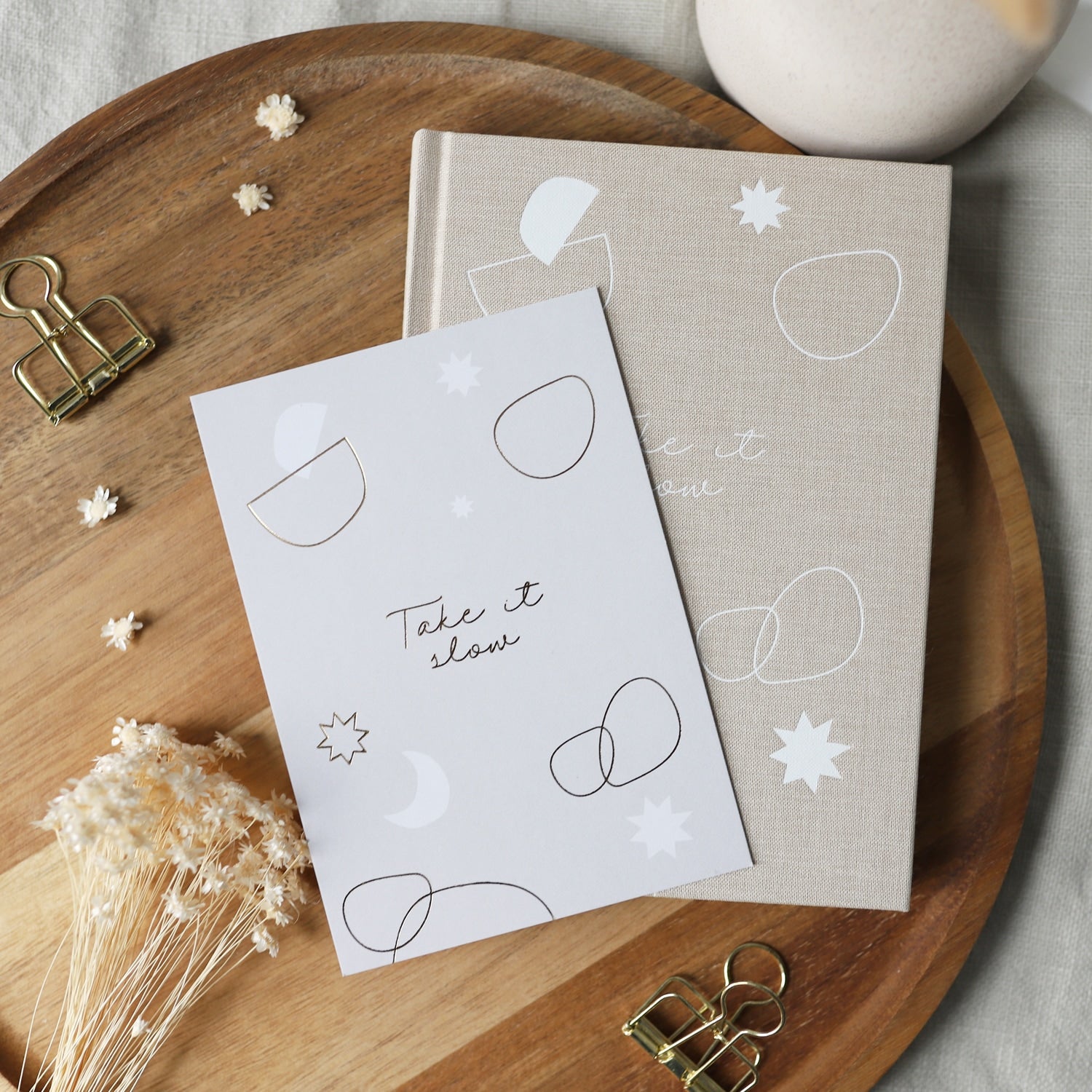 Postkarte „Take it slow