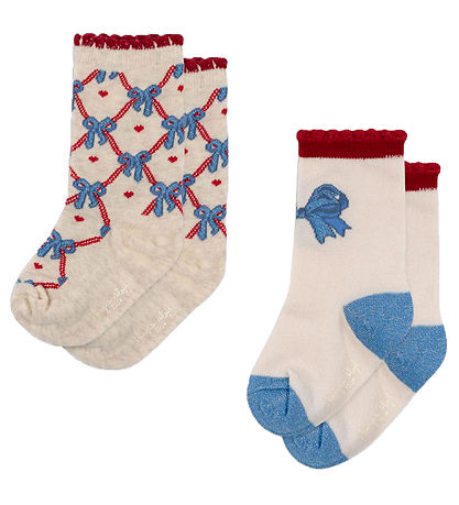 Konges Sløjd Socken 2er-Pack - Bow Mix