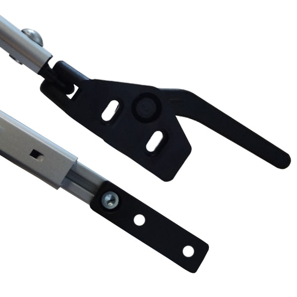 Compas de fenêtre 230 mm le jeu à visser POLYPLASTIC