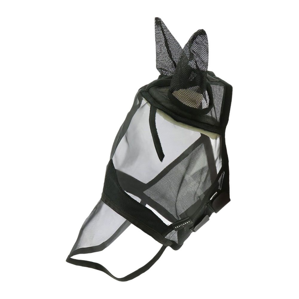 Equitheme CONFORT - Masque anti-mouches noir