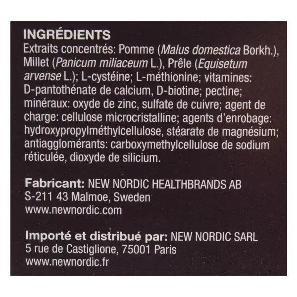 Comprimidos New Nordic Hair Volume 90