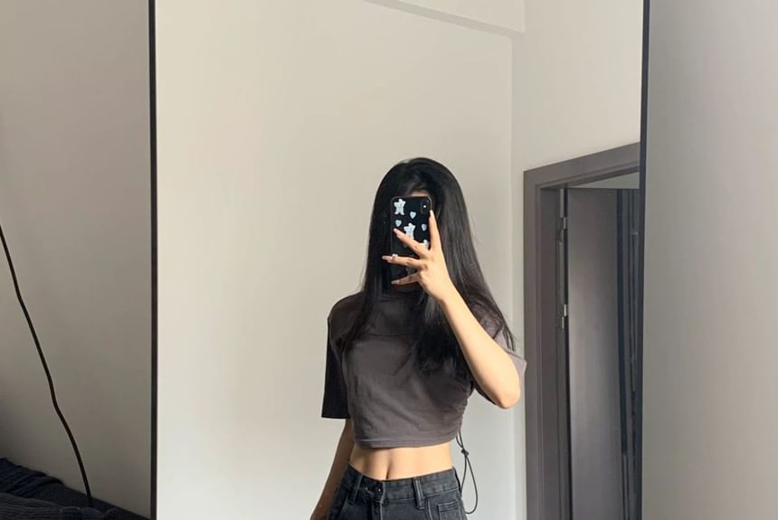 Jerolenea - Lage taille rechte pijpen losse jeans