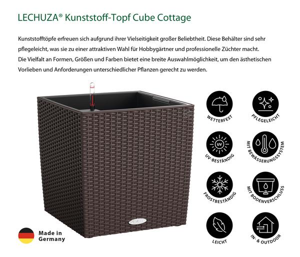 LECHUZA® Kunststoff-Topf Cube Cottage,