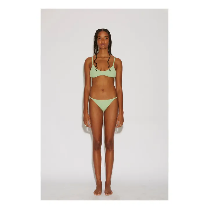 Roseanna Haut de Maillot Rio Smooth Fibres Recyclées | Vert Jade