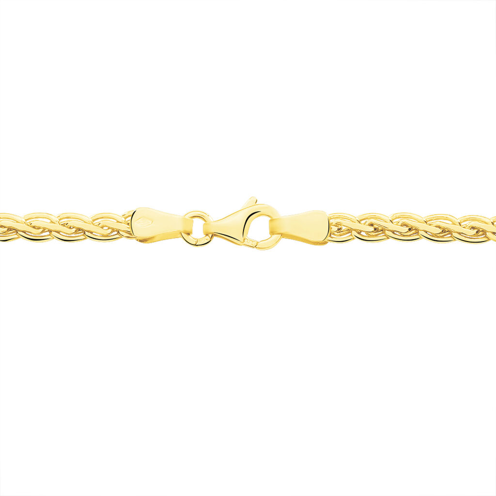 Chaîne Mei-line Maille Palmier Or Jaune