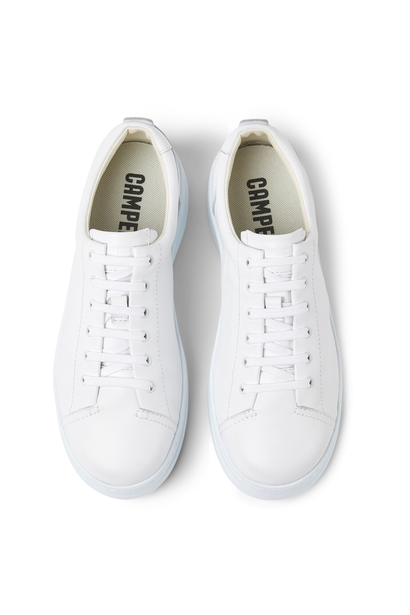 Tênis feminino bege de camurça. - branco